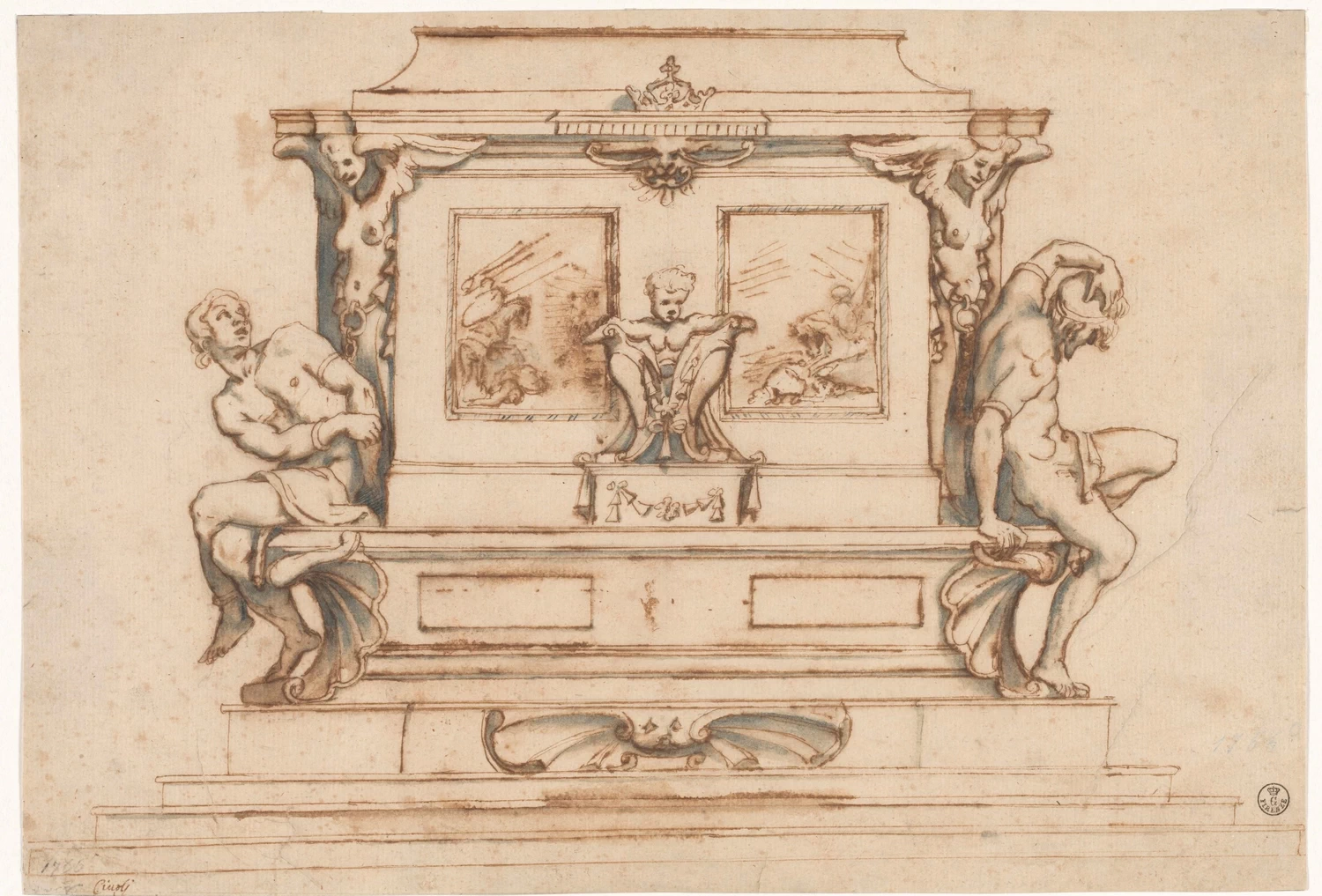 Base per il monumento a Enrico IV - Gallerie degli Uffizi, Firenze